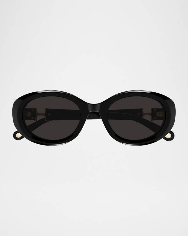 Marcie Oval Acetate Sunglasses